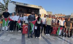 Aydın'da "Boş Sıralar" etkinliğiyle Gazzeli çocuklar anıldı