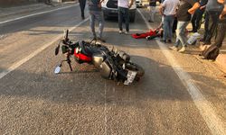 İzmir'de iki motosiklet çarpıştı, 2 kişi yaralandı!