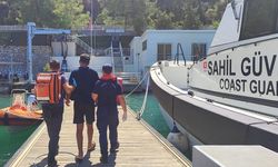 Fethiye'de gezi teknesinde rahatsızlanan kişiye tıbbi tahliye