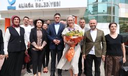 AK Parti'li Çankırı'dan Aliağa Belediye Başkanı Acar'a ziyaret