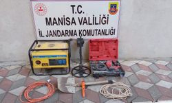 Manisa'da kaçak kazı yapanlara suç üstü!