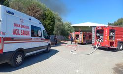 Manisa'daki palet fabrikası alevlere teslim oldu!