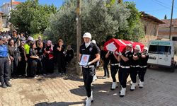 Gediz'de hayatını kaybeden Uşaklı polis son yolculuğuna uğurlandı