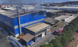 İzmir'de fabrika yangını söndürüldü
