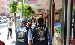 Uşak'ta okul önlerinde sıkı GBT kontrolü!