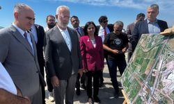 Bahadır Yenişehirlioğlu, Gediz Köprülü Kavşağı'ndaki çalışmaları inceledi