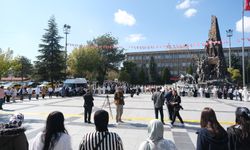 Uşak'ta "Gazze için Sessiz Çığlık" etkinliği!