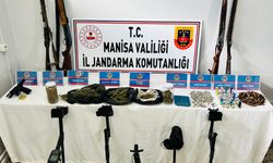 Manisa'da yasaklı madde ve tarihi eser operasyonunda 2 şüpheli yakalandı