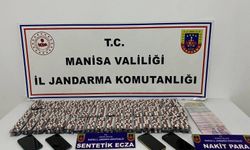Manisa'da 3 bin 270 sentetik ecza hap ele geçirildi