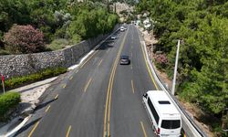 Fethiye Ölüdeniz yolunda alt yapı ve yol yapım çalışmaları sürüyor