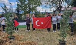 Afyonkarahisar'da Gazze için barış bahçesi kuruldu