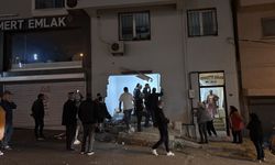 İzmir'de freni boşalan kamyon eve çarptı!