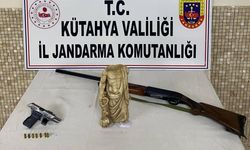 Kütahya'da Roma Dönemi'ne ait  heykel ele geçirildi
