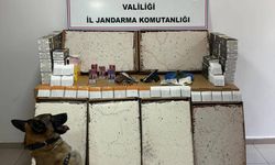 Afyonkarahisar'da yasaklı madde ve72 bin  makaron ele geçirildi!
