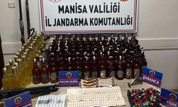 Salihli'de sahte içki operasyonu, 1 gözaltı!