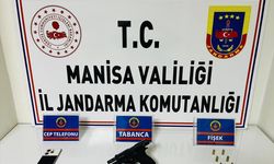 Salihli'de ruhsatsız tabancayla yakalandı, adli işlem uygulandı!