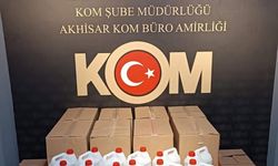 Manisa'da 440 litre etil alkol ele geçirildi