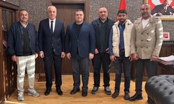 Kütahya Gazeteciler Birliği Cumhuriyet Başsavcısı Uzun ve Adalet Komisyonu Başkanı Malkoç'u ziyaret etti