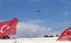 SOLOTÜRK'ten Pamukkale'de gösteri uçuşu