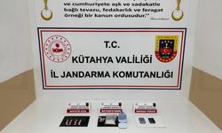 Kütahya'da bir kişi yasaklı maddeden yakalandı