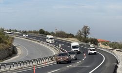 Aydın'da çöken yol yeniden trafiğe açıldı