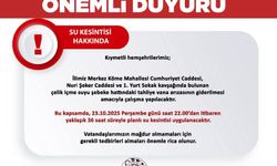 Uşak'ta 36 saatlik su kesintisi
