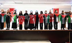 Uşak Fevzi Çakmaz Kız İHL öğrencileri Gazze'deki dramı gözler önüne serdi