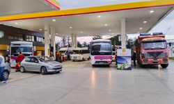 Motorine 3 TL zam haberlerinin ardından Uşak'taki benzinliklerde yoğunluk oluştu