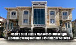 Uşak 1. Sulh Hukuk Mahkemesi Ortaklığın Giderilmesi Kapsamında Taşınmazlar Satacak