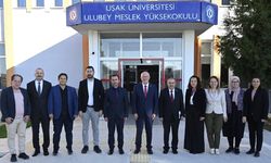Uşak Üniversitesi Rektörü Savaş Ulubey MYO’yu Ziyaret Etti