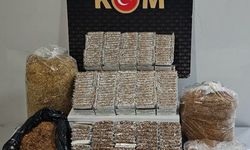 Uşak KOM Şube Müdürlüğü kaçak tütün operasyonu yaptı