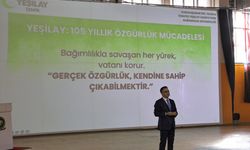 Yeşilay İzmir polis okulunda "bağımlılıkla mücadele" konferansı düzenledi
