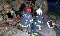 Denizli'de traktör Ayşe ve Hasan Çelik çiftini hayattan kopardı