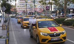 İzmir'de taksicilerden korsan taksiciliğe tepki konvu