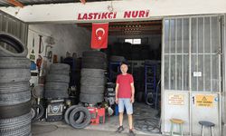 Muğla'da bir tamirci lastikten çıkan parçaları koleksiyon yaptı