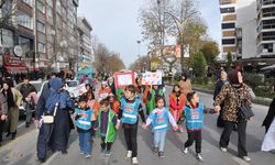 Kütahya'da çocuklardan Filistinli akranlarına destek