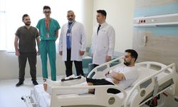 Kütahya'da kırık bacak mikrocerrahi ile tedavi edildi