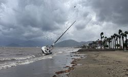 Bodrum, Konacık, Bitez ve Çırkan mahallelerinde yağmur hayatı olumsuz etkiledi