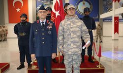 Uşak'ın komşusu Kütahya'daki Hava Er Eğitim Tugay'ında yemin töreni