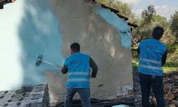 Manisa'da denetimli serbestlik yükümlüleri okul boyadı