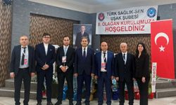 Türk Sağlık Sen Uşak Şubesi'nde 96 delegeden 90 oy alan Mehmet Özkuk, 1 kez daha seçildi
