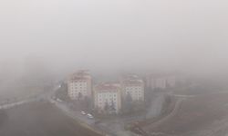 Uşak'ta sisli hava etkisini göstermeye başladı