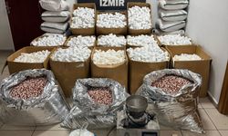 İzmir'de yasaklı maddeye şimdiye kadar yapılan en büyük vurgun!