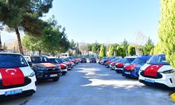 Denizli güvenlik güçlerine 80 yeni araç