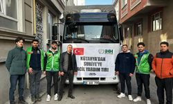 Kütahya'dan Suriye'ye uzanan yardım eli