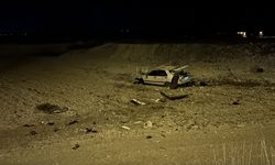 Kütahya'da otomobil takla attı, sürücü yaralandı