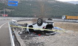 Tavas'ta devrilen otomobilin sürücüsü Ramazan Çoban hayatını kaybetti