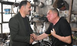 Demirci Belediye Başkanı Kara esnafı ziyaret etti