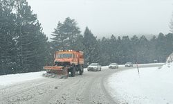 Domaniç Dağları, kar nedeniyle ağır tonajlı araçlara kapatıldı