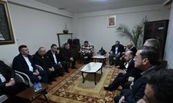 TOBB Başkanı Hisarcıklıoğlu, MB Başkanı Karahan'a taziye için Uşak Karahallı'ya geldi